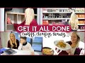 GET IT ALL DONE WITH ME | COOKING, ORGANISING, TEETH WHITENING AND HOMEWORK! AD