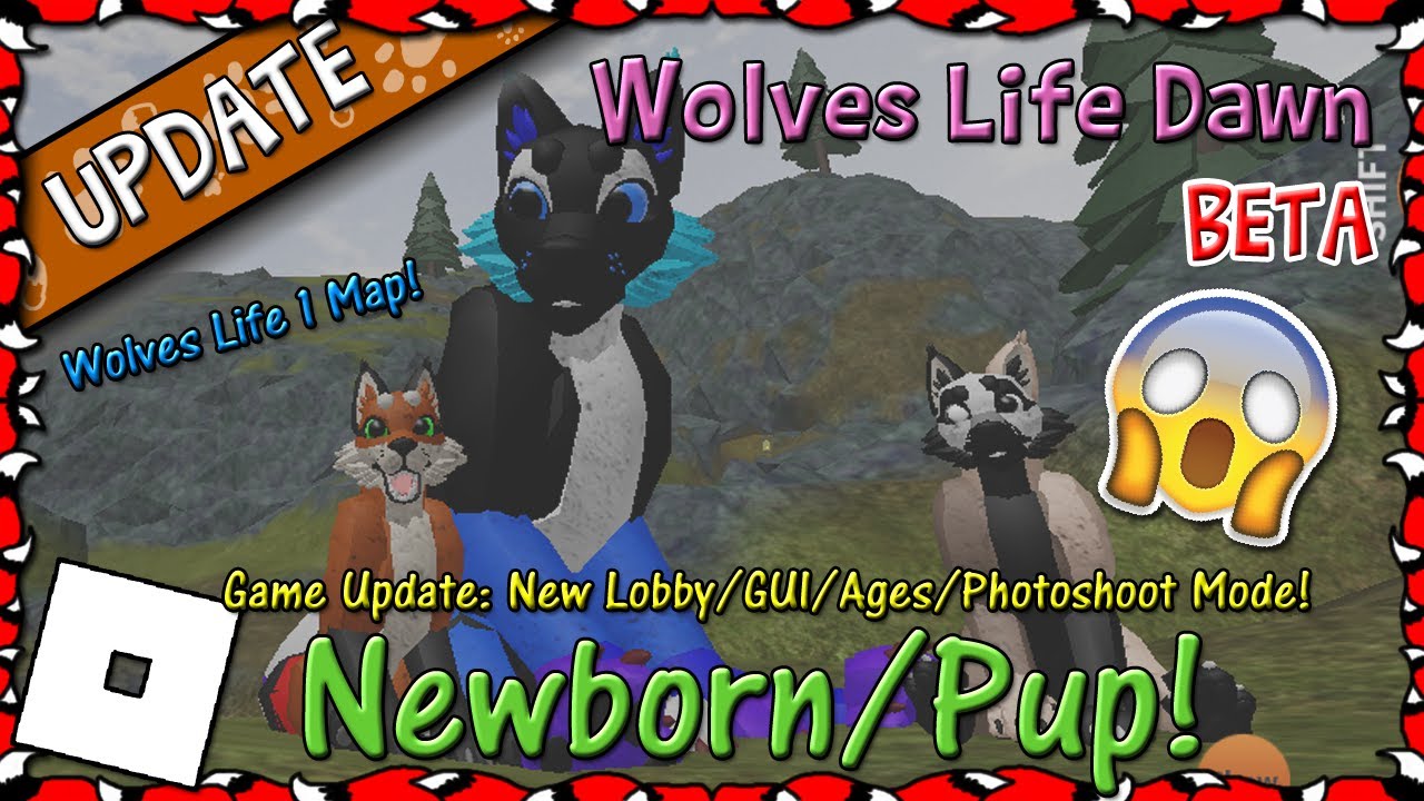 Roblox Wolves Life Dawn Beta Newborn Pup 19 Hd Youtube - roblox wolves life dawn