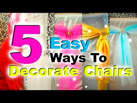 Video: How To Decorate A Chair