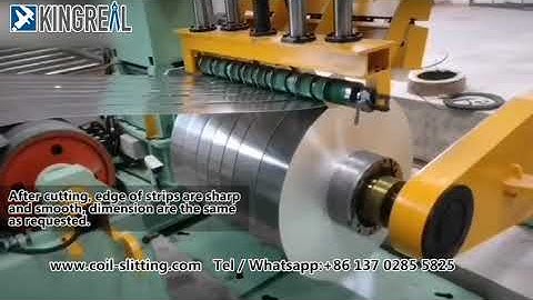 KINGREAL High Precision Coil Slitting Machine, Steel Slitting Line, Silicon Coil Slitting Line