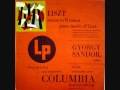 Liszt -- Sonata in B Minor -- Gyorgy Sandor -- 1947
