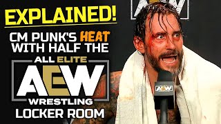 Why CM Punk Has HEAT with Half the AEW Locker Room EXPLAINED! | WSI James Explains