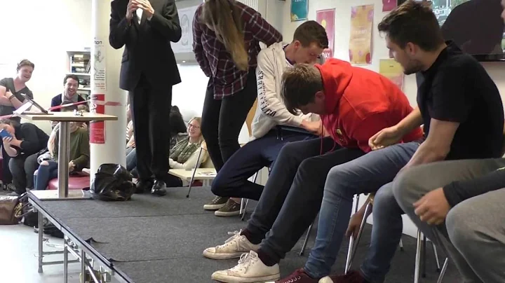 Carlow IT Freshers Week with Comedy Hypnotist Barry Jones September 2016 Underwear getting tighter