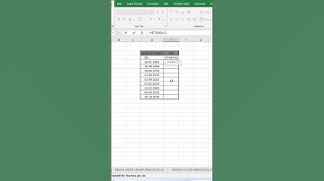 Excel ile yaş hesaplama #keşfet #keşfetbeniöneçıkar #keşfetedüş #keşfet #keşfetteyiz #excel