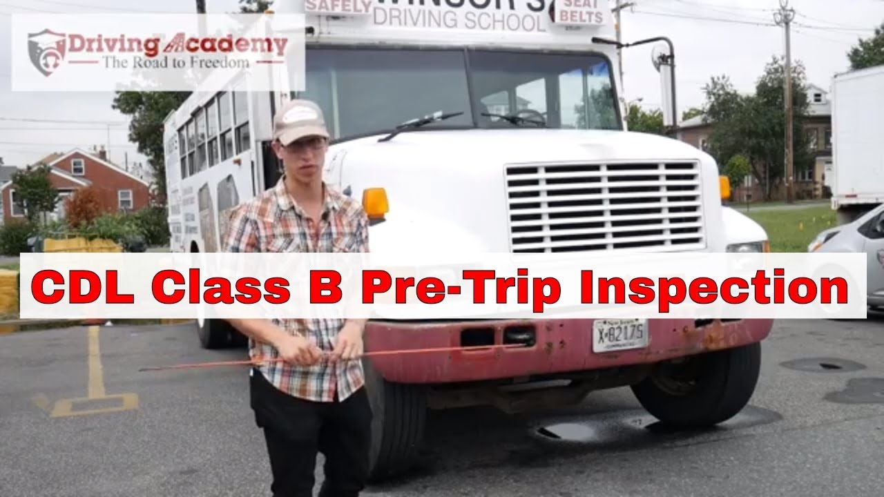 cdl pre trip test class b