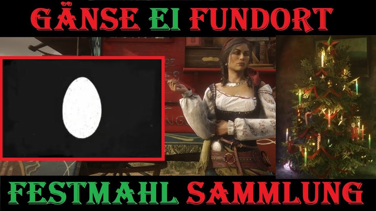 RDR2 Gänse Ei Fundorte Festmahl Sammlung Madam Nazar Sammler RDO Red Dead Online