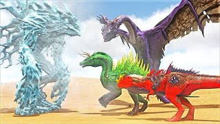 Frost Forest An Em Boss Vs Dragon And More Ark Survival Evolved Battle Bosses