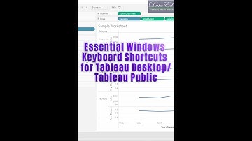 Essential Windows Keyboard Shortcuts for Tableau Desktop & Tableau Public - Part 4 #shorts #Tableau
