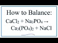 Balancing Chemical Equations Concepts