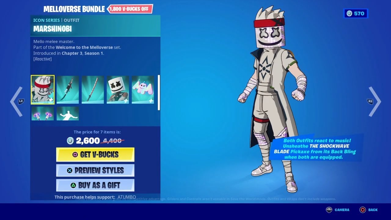 Fortnite Item Shop MELLOVERSE & BASSASSIN RETURN! March 9th, 2022