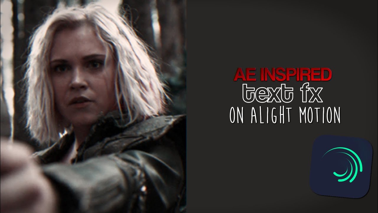 6 AE Inspired Text effects on Alight Motion - YouTube