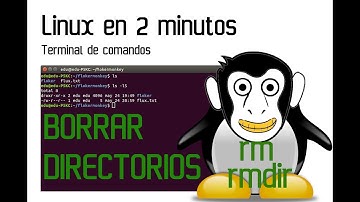 BORRAR DIRECTORIOS EN LINUX, COMANDO RM y RMDIR