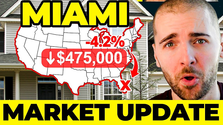 Miami's housing market going bust (2025 home values officially in decline)