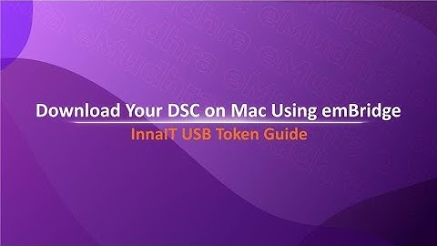 How to download digital signature certificate using Precision Innait token on MAC