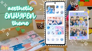 make your android homescreen aesthetic 🍏 ENHYPEN theme 🍃 screenshot 2