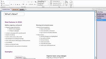 How to Get Help in Microsoft OneNote 2010
