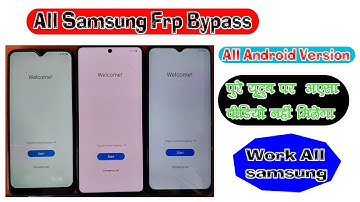 Samsung Frp Bypass All Android Version 7,8,9,10,11,12 |working All Siriz A,M,J,S,N,F 100% working