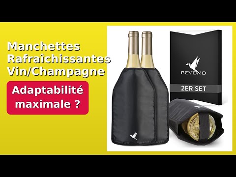 AVIS 2025 Manchettes Rafraîchissantes Vin Champagne Lot 2 DÉTAILS ESSENTIELS