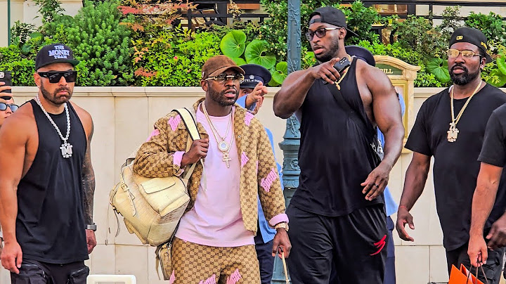 FLOYD MAYWEATHER "MONEY" with Bodyguards Shopping at Luxury Stores today in Monaco!!