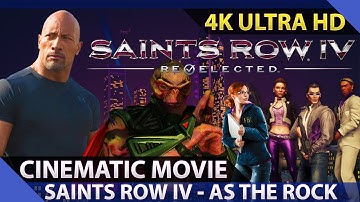 Saints Row IV: Cinematic Movie As Dwayne Johnson  (4K)