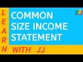 Common size Income statement | Financial Statement Analysis