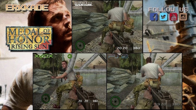 tildeling Hoved international Medal of Honor Rising Sun (2003) PS2 vs GameCube vs XBOX vs PS4 (Graphics  Comparison) - YouTube