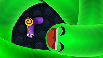Slither.io Best Tiny Snake vs Giant Troll Snakes Epic Slitherio Gameplay