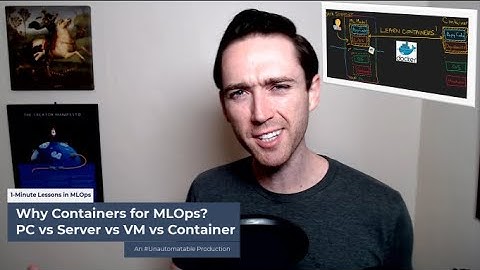 1-Minute Lessons in #MLOps: Why #Containers?  #PC vs. #Server vs. #VirtualMachine vs. #Container