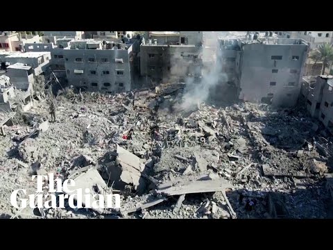 Gaza: drone footage