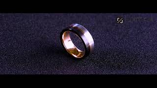 Luxffield Tungsten Carbide Ring Wedding Band For Men 8mm Rose Gold Line Brushed Inlay Comfort Fit Luxffield Tungsten Carbide Ring Wedding Band For Men 8mm Rose Gold Line Brushed Inlay Comfort Fit