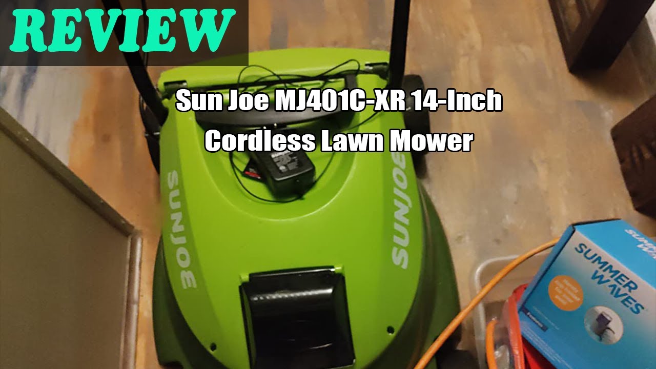 Sun Joe MJ401C-XR 14-Inch Cordless Lawn Mower - Review 2023 