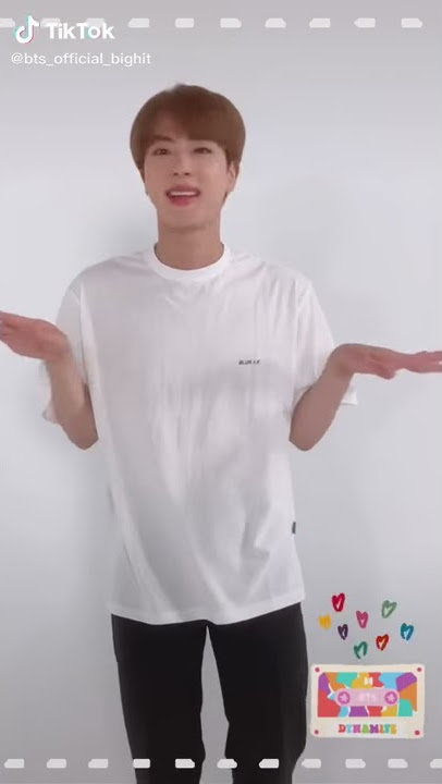 Finally, Jin BTS dance Dynamite [Tik Tok] dance challenge!! Bravo