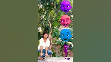 Upin ipin head to dancing frog., joker,gorilla& red dame tu cosita - magic vfx