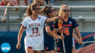 Boston College vs. Syracuse: 2024 DI women's lacrosse semifinal highlights