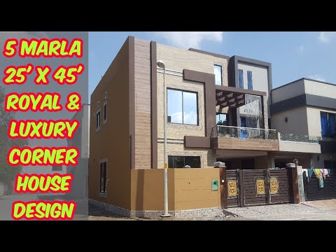 5-marla-27'x45'-corner-house-🏡design-with-5-bed-rooms---plan-and-construction-cost-estimate