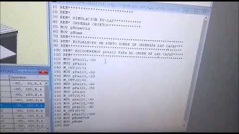 VIDEO DEMOSTRACION- ROBOT RV-2AJ