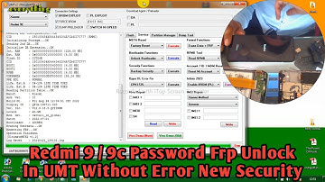 Redmi 9/ 9c Password Frp Unlock By UMT/ New Security Phone 2024 Unlock By UMT Mtk Tool OMG