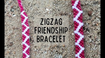 Triangle Simple Zigzag Line Macrame Friendship Bracelet Tutorial | Beginner Tutorial