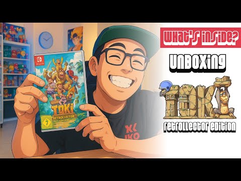 Unboxing TOKI Retrollector Edition for Nintendo Switch