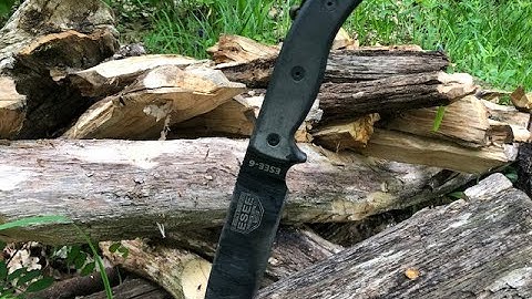 ESEE 6 - The Knife ... Review - Part DEUX - Just "Tell"