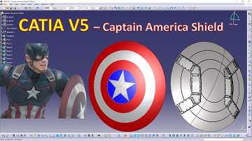 Catia V5 - Marvel - Captain America Shield