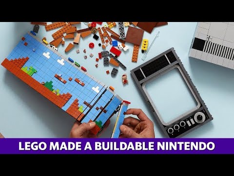 LEGO сделал работоспособна Nintendo