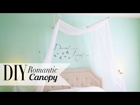 DIY Romantic Bedroom Canopy | ROOM DECOR | ANN LE