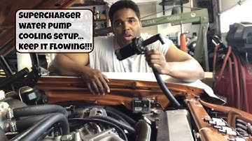 LSA Supercharger/Bosch Intercooler Pump Setup.