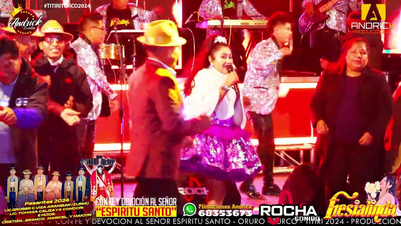 FRESIALINDA DEL PERU EN TITIRI 2024 JUNTO A LOS PASANTES GROBER & TOMASA