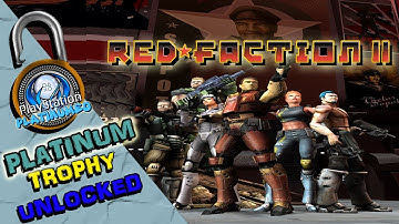 RED FACTION 2 PLATINUM TROPHY UNLOCKED - PS2 CLASSIC ON PS4! ALL TROPHIES / MINI TROPHY GUIDE