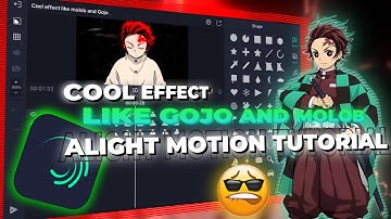 Cool effect like @GOJO  and @Molob  - | Tutorial | - (Alight motion ezz method) #requested