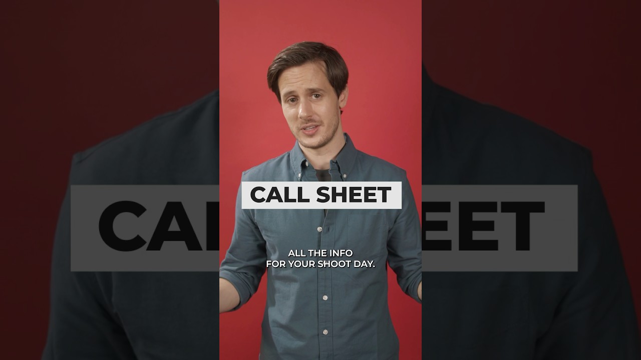 Common words and phrases you'll hear on set 🗣️ Did we miss any?