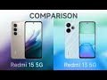 Comparison: Redmi 15 5G vs Redmi 13 5G