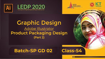 Product Packaging Design (Part-2) | Class 54 | Batch SP GD 02| LEDP 2020 | Graphic Design Class